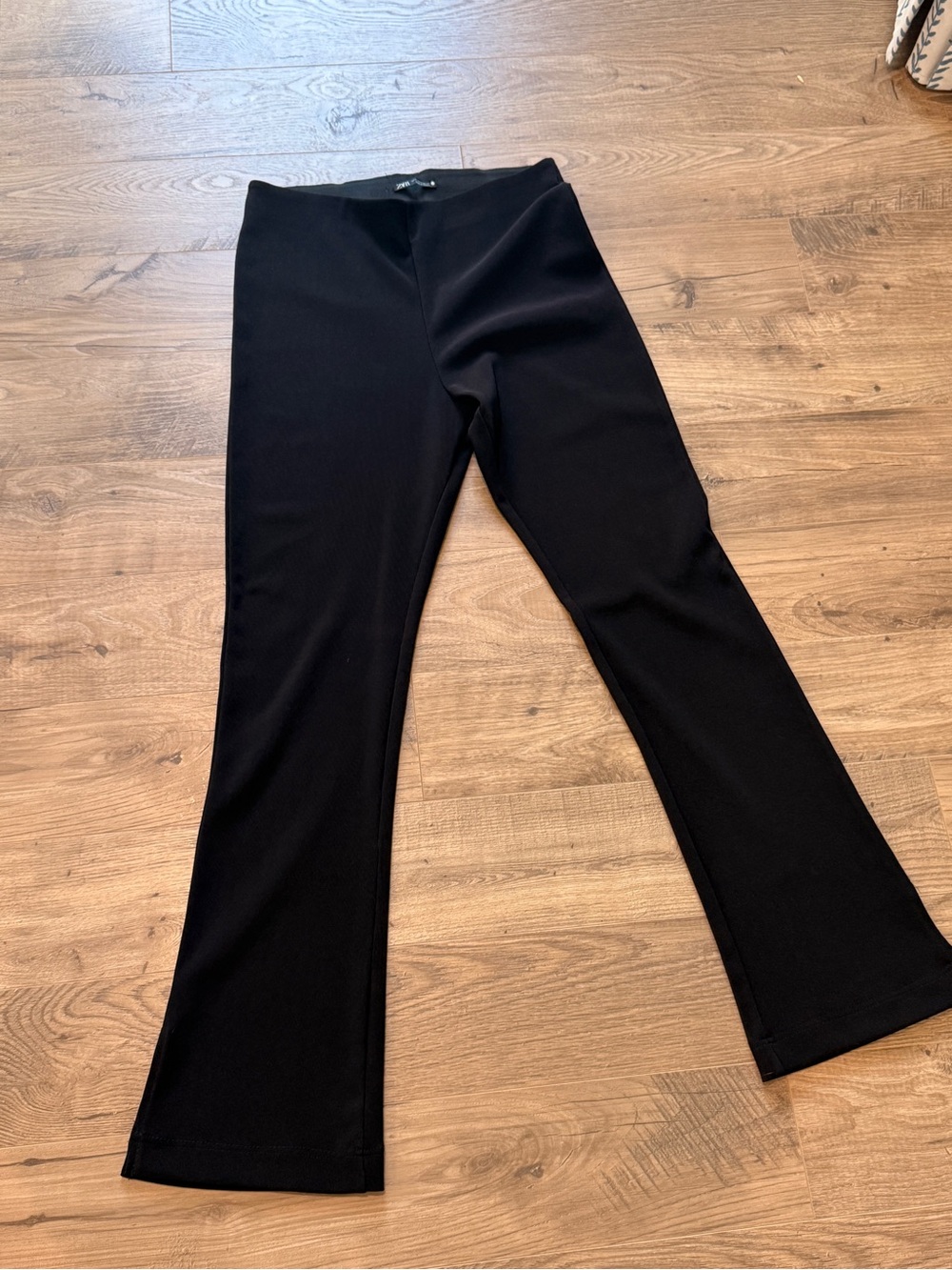 Black Women's Stretch Flare Pants
